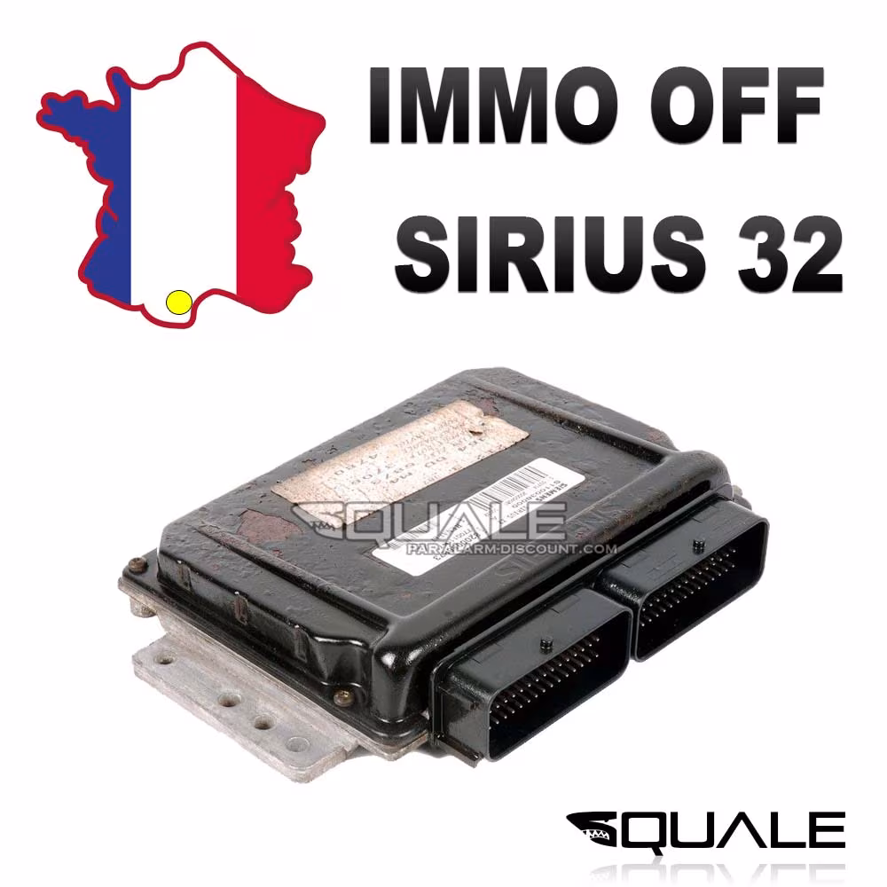 Service de suppression d'anti démarrage sur calculateur SIRIUS 32